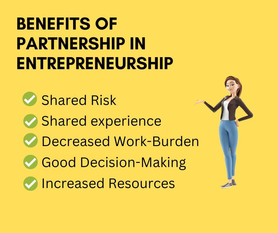 Benefits of Partnership in Entrepreneurship