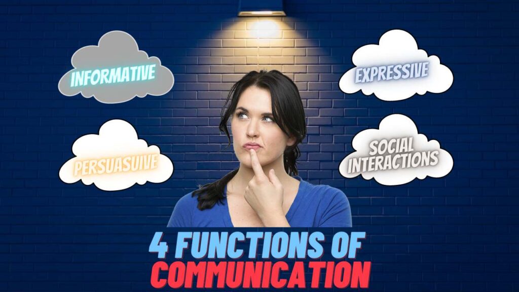 four major functions of communication